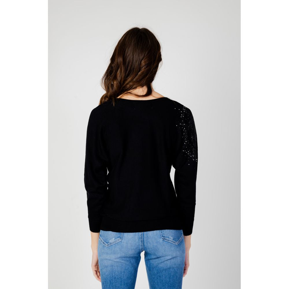 Black Viscose Tops & T-Shirt