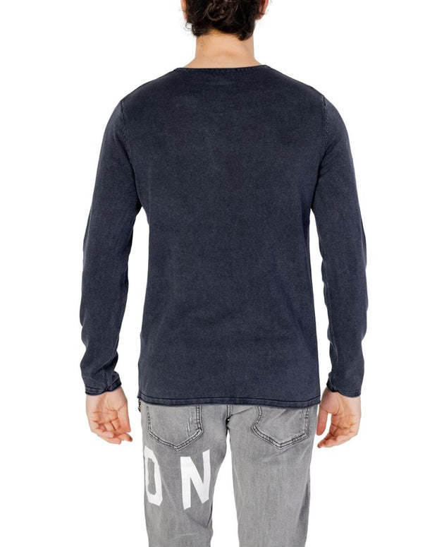 Blue Cotton Sweatshirt