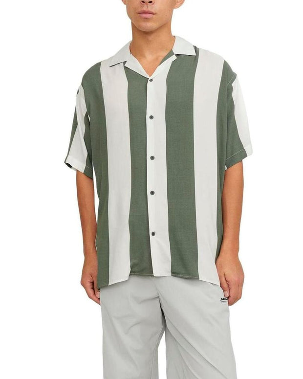 Green Viscose Shortsleeve Shirt
