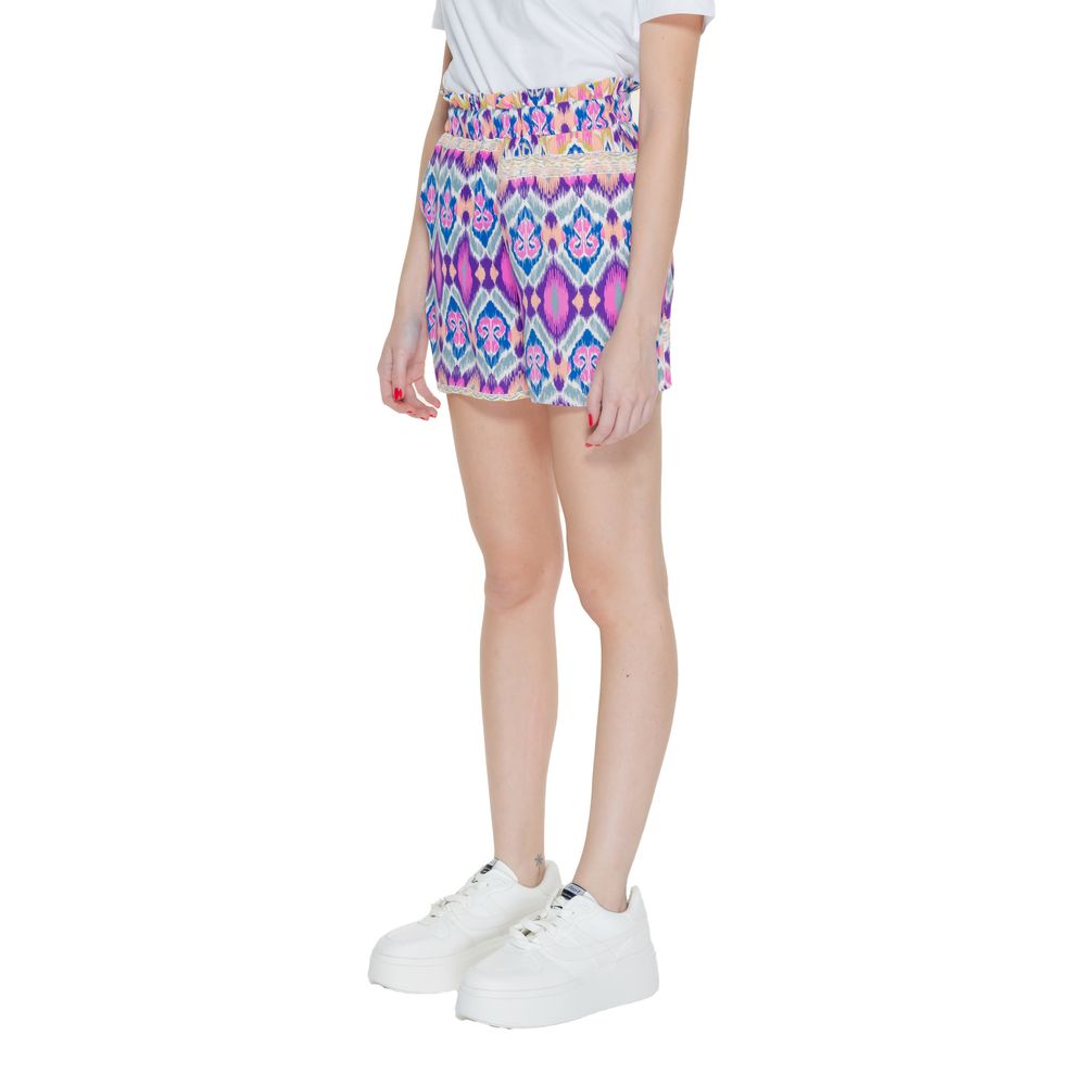 Multicolor Recycled Polyester Short