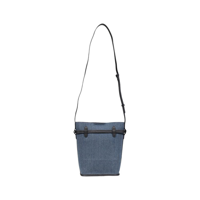 Blue Cotton Handbag