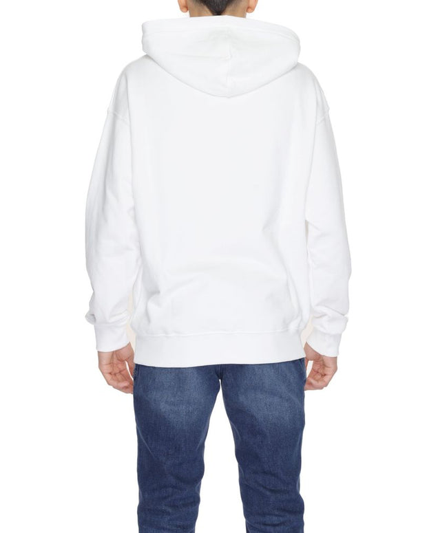 White Cotton Hoodie