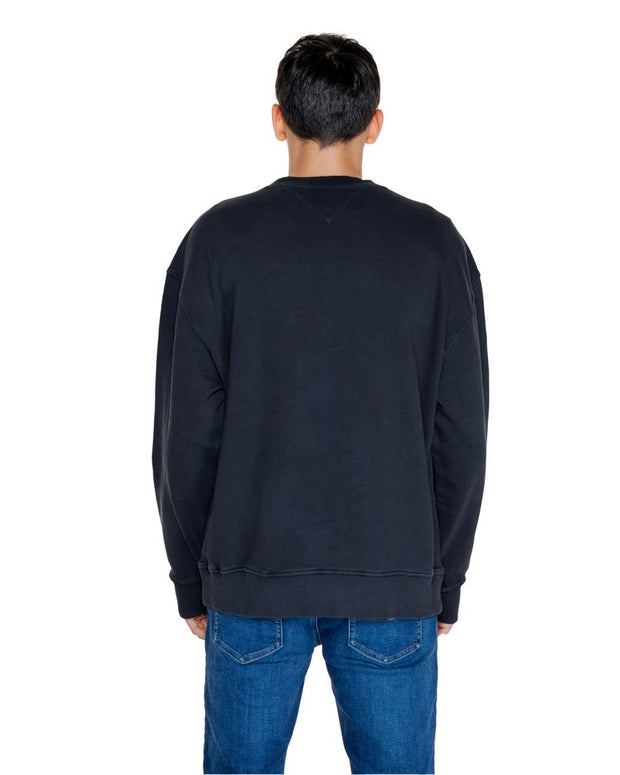 Black Cotton Sweatshirt