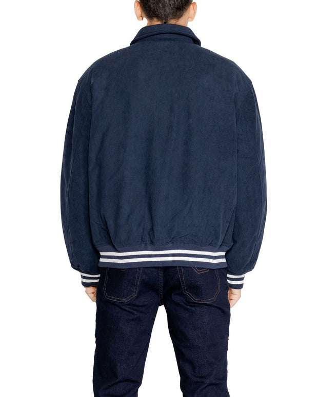 Blue Recycled Polyester Jackets & Coat