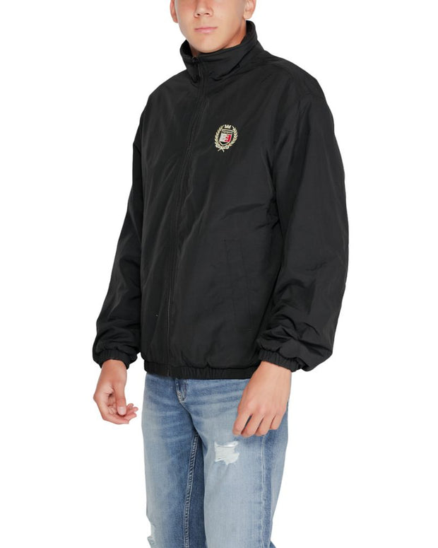 Black Recycled Polyester Jackets & Coat