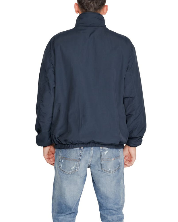 Blue Recycled Polyester Jackets & Coat