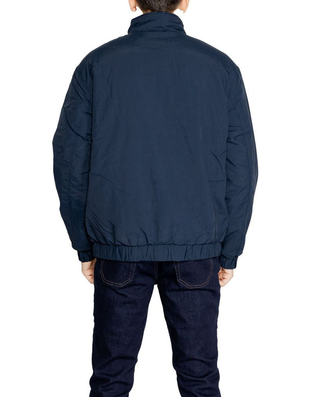 Blue Polyamide Jackets & Coat