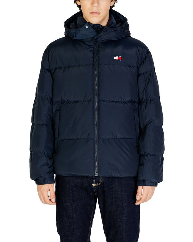 Blue Recycled Polyester Jackets & Coat