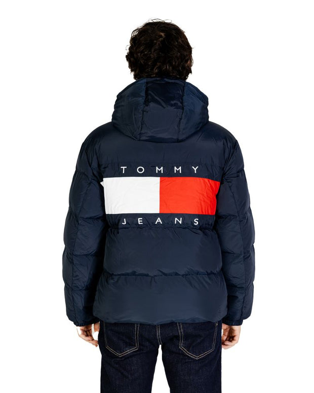 Blue Recycled Polyester Jackets & Coat
