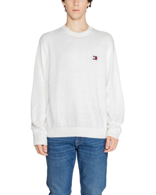 White Recycled Polyester Sweater