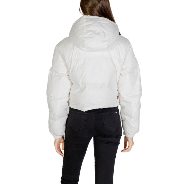 White Recycled Polyester Jackets & Coat