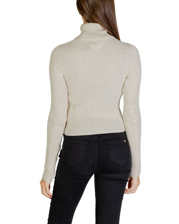 Beige Recycled Polyester Sweater