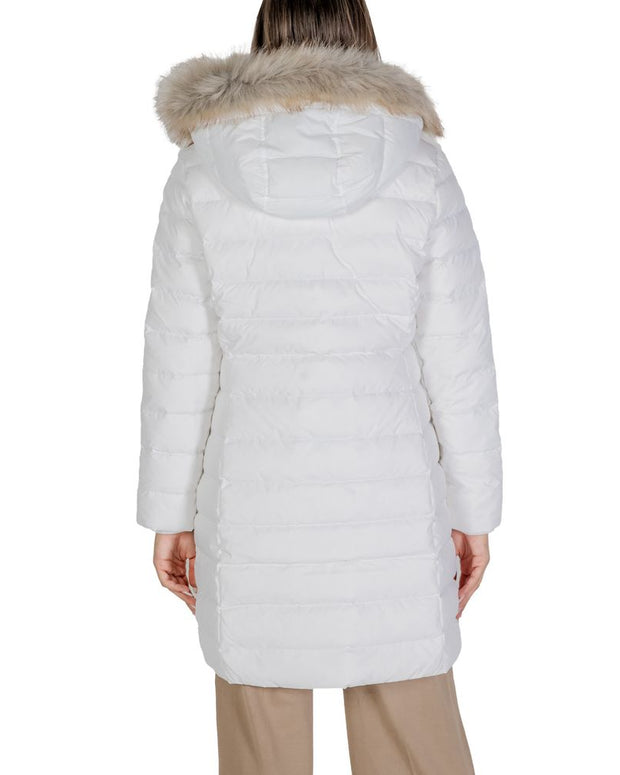 White Recycled Polyester Jackets & Coat