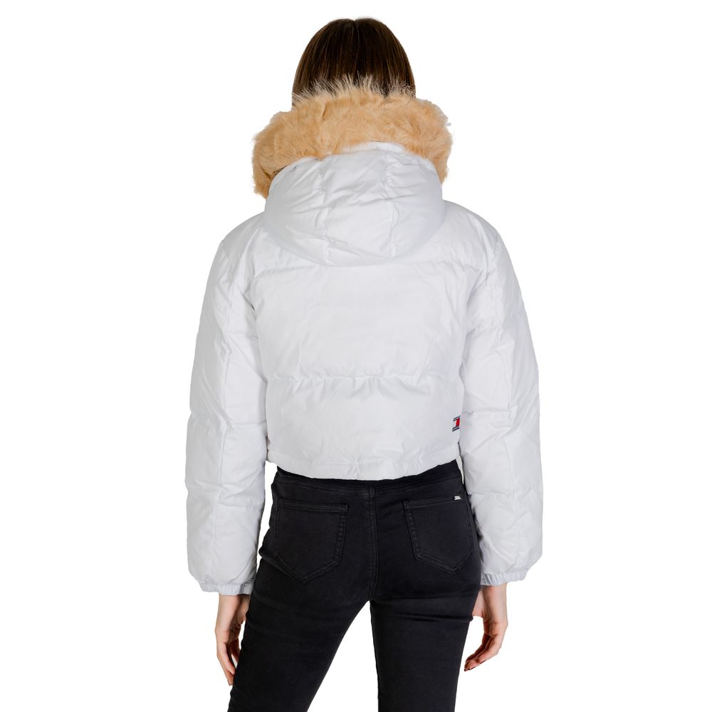 White Recycled Polyester Jackets & Coat