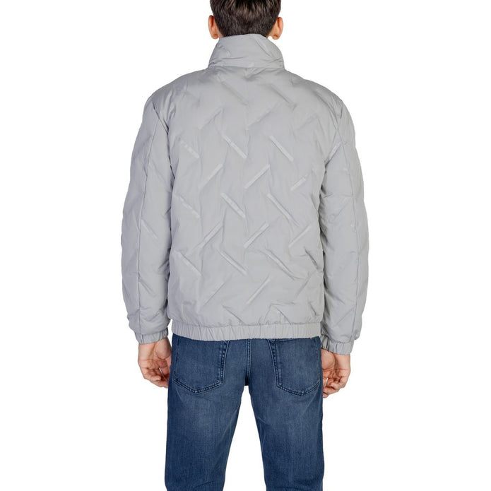 Gray Polyester Jacket