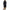 Black Polyester Trench Coat
