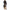 Black Polyester Trench Coat