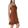 Brown Linen Midi