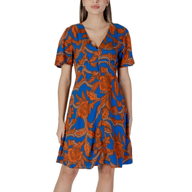 Blue Viscose Midi