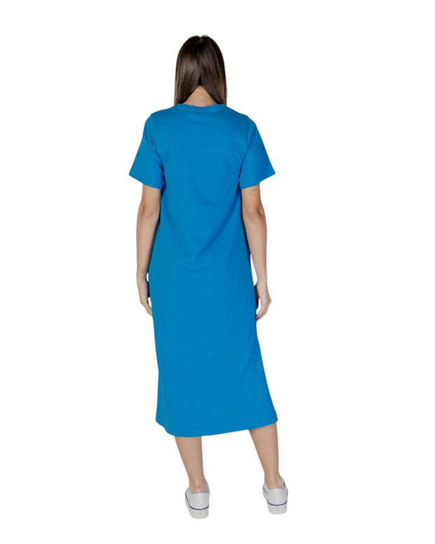 Blue Cotton Midi