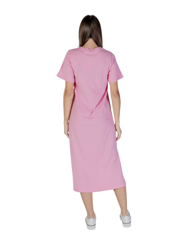 Multicolor Cotton Midi