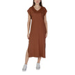 Brown Cotton Dress