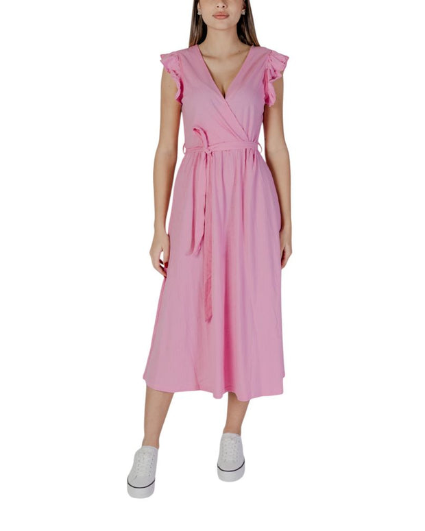 Multicolor Cotton Long Dress