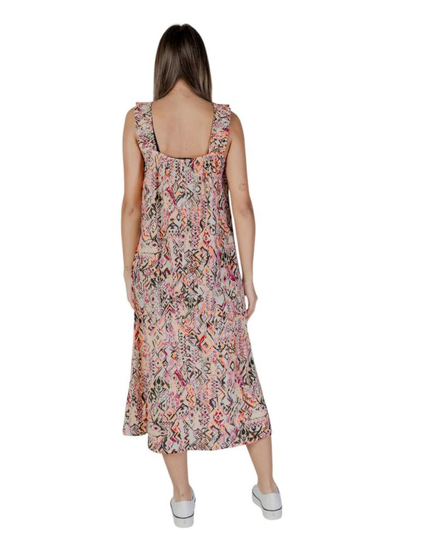 Multicolor Cotton Long