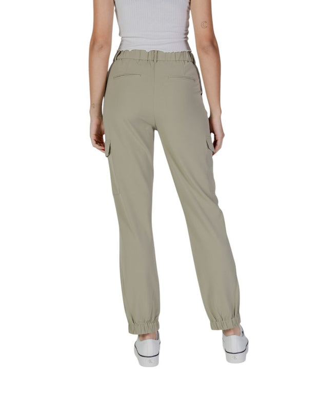 Green Polyester Pant