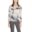 Gray Polyester Tops & T-Shirt