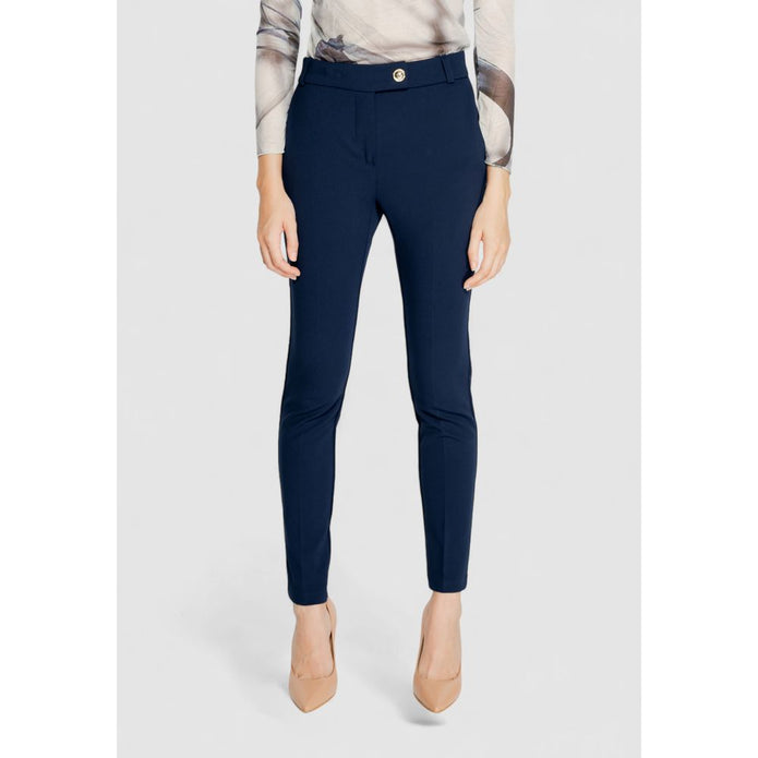 Blue Polyester Jeans & Pant