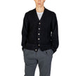 Black Polyester Cardigan