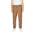 Beige Polyester Jeans & Pant