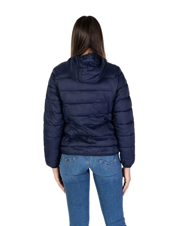 Blue Nylon Jackets & Coat