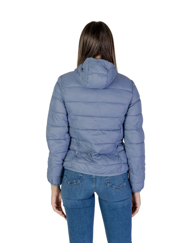 Blue Nylon Jackets & Coat