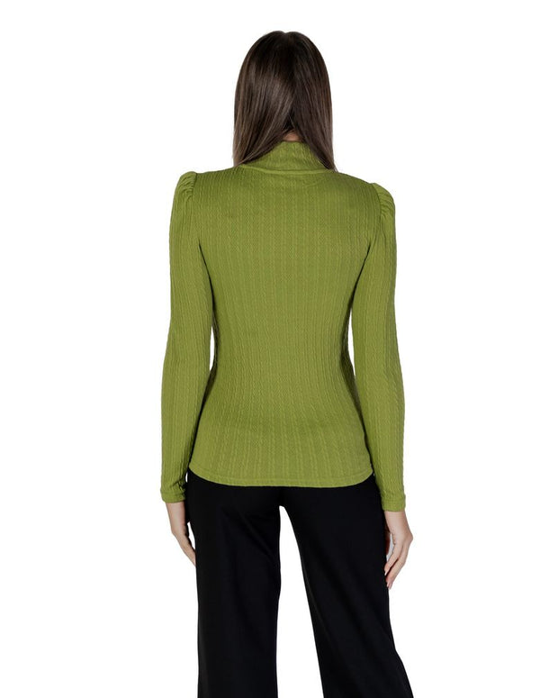 Green Polyester Long Sleeve