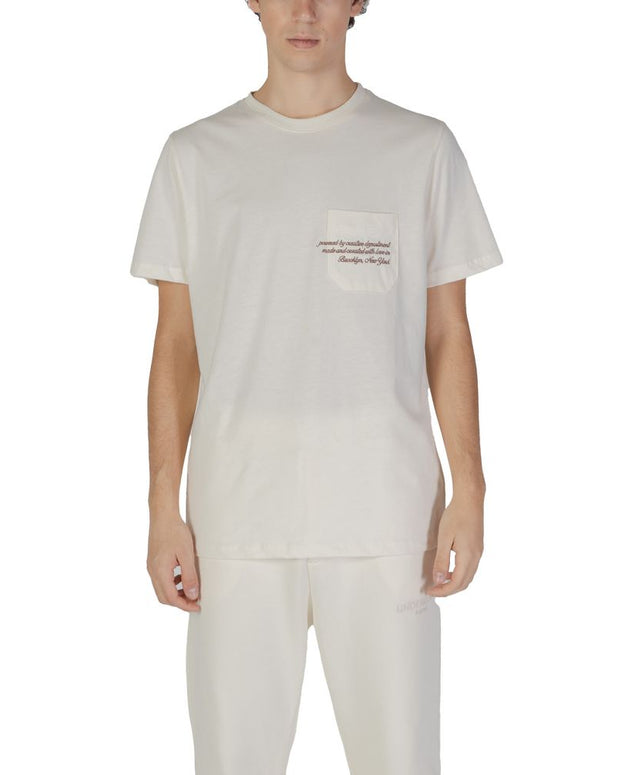 Cream Cotton T-Shirt