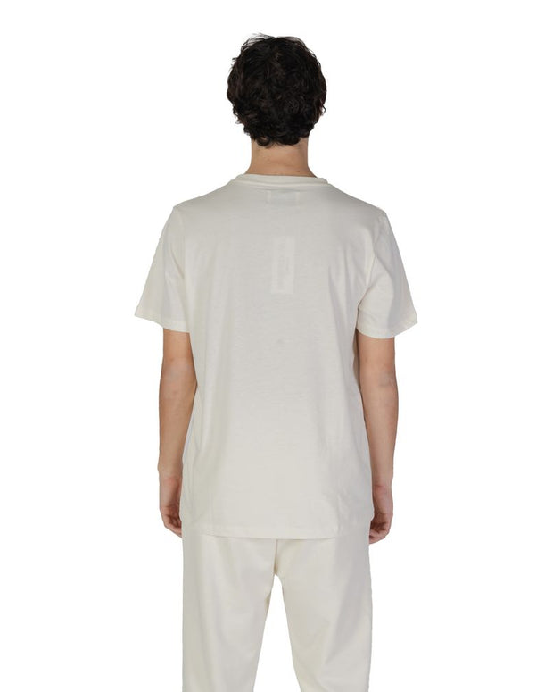 Cream Cotton T-Shirt