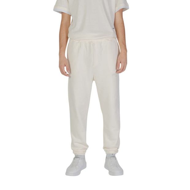 Cream Cotton Joggers (Workout Pants)