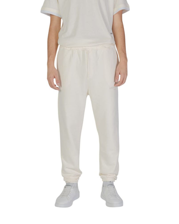 Cream Cotton Joggers (Workout Pants)