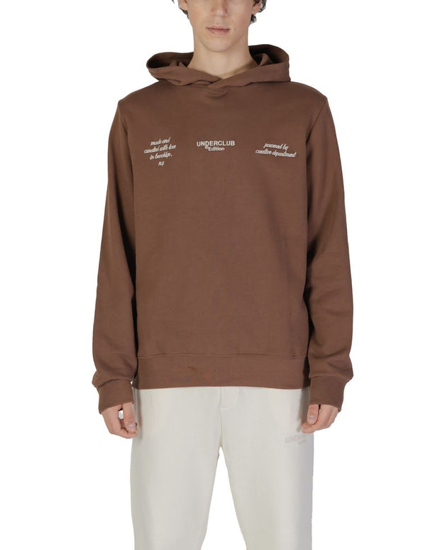 Brown Cotton Hoodie