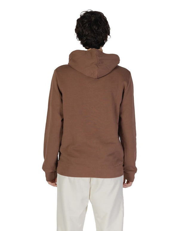 Brown Cotton Hoodie