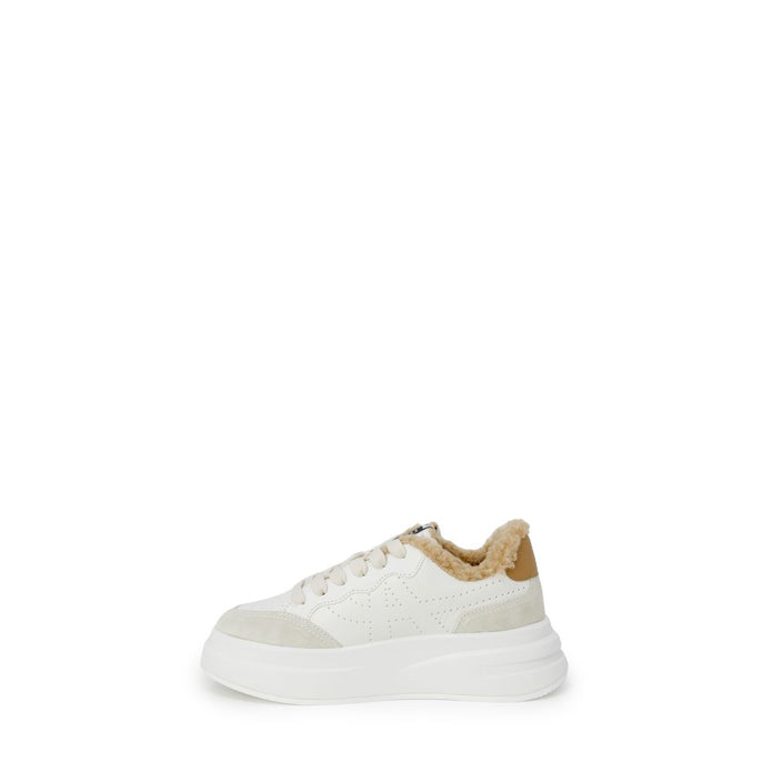 Beige Leather Sneaker