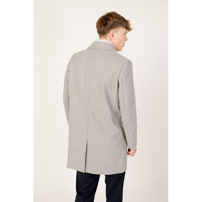 Gray Polyester Jacket