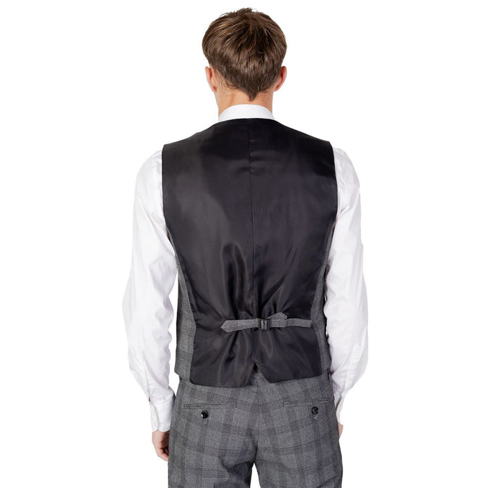 Black Polyester Vest