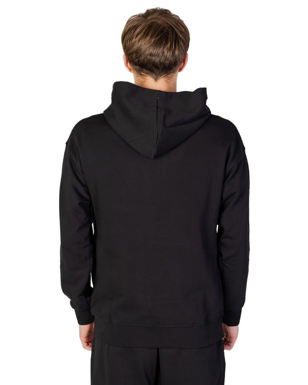Black Cotton Hoodie