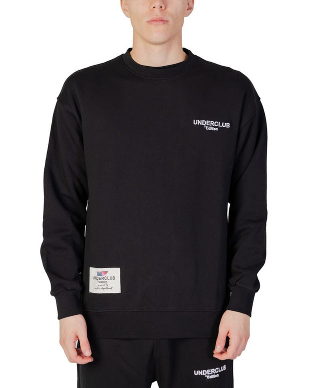 Black Cotton Sweatshirt