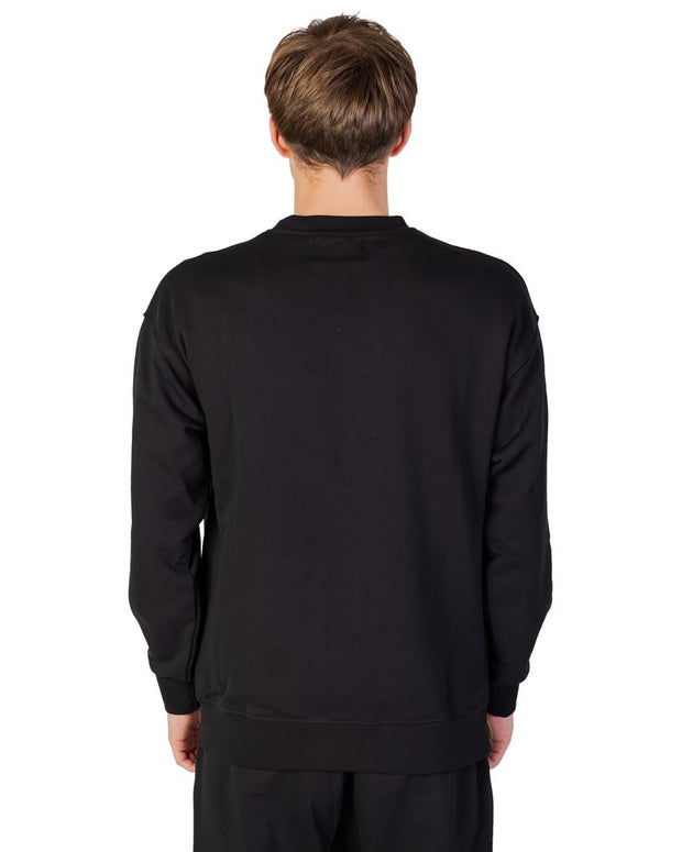 Black Cotton Sweatshirt