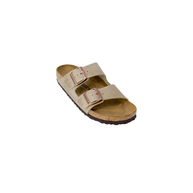 Beige Leather Sandal