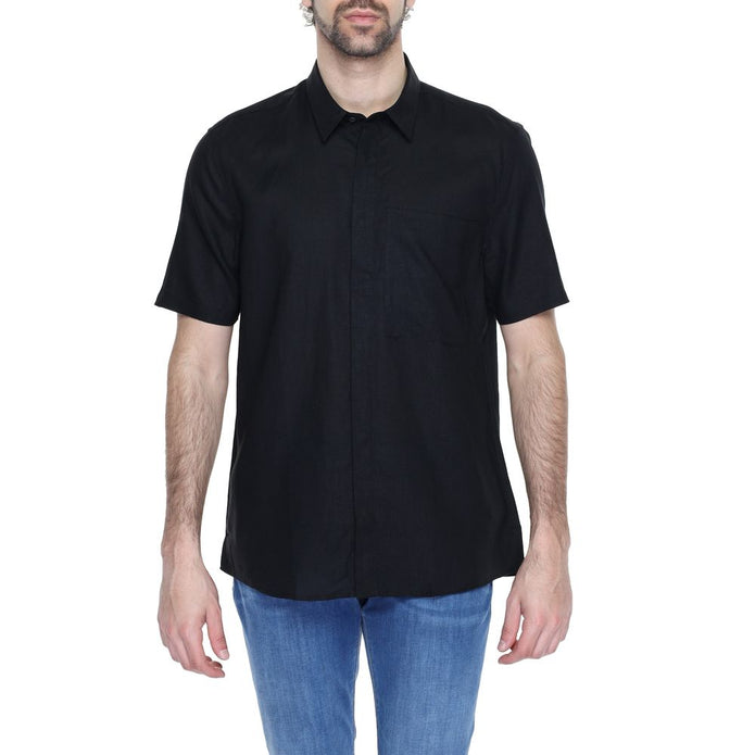 Black Linen Shirt